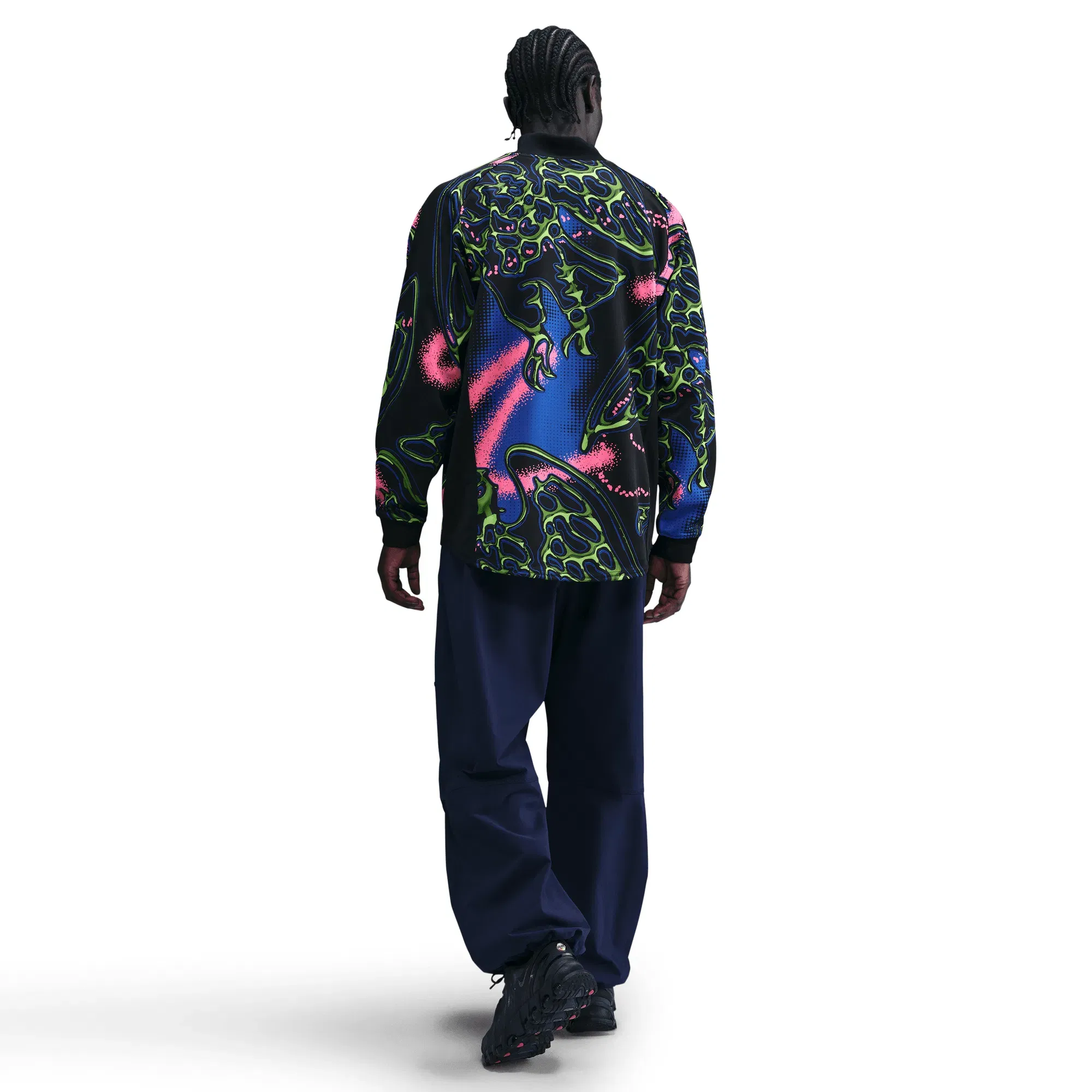 Nike NIGERIA NATIONAL TEAM GOALKEEPER JERSEY LOOSE FIT - BLACK / HYPER PINK