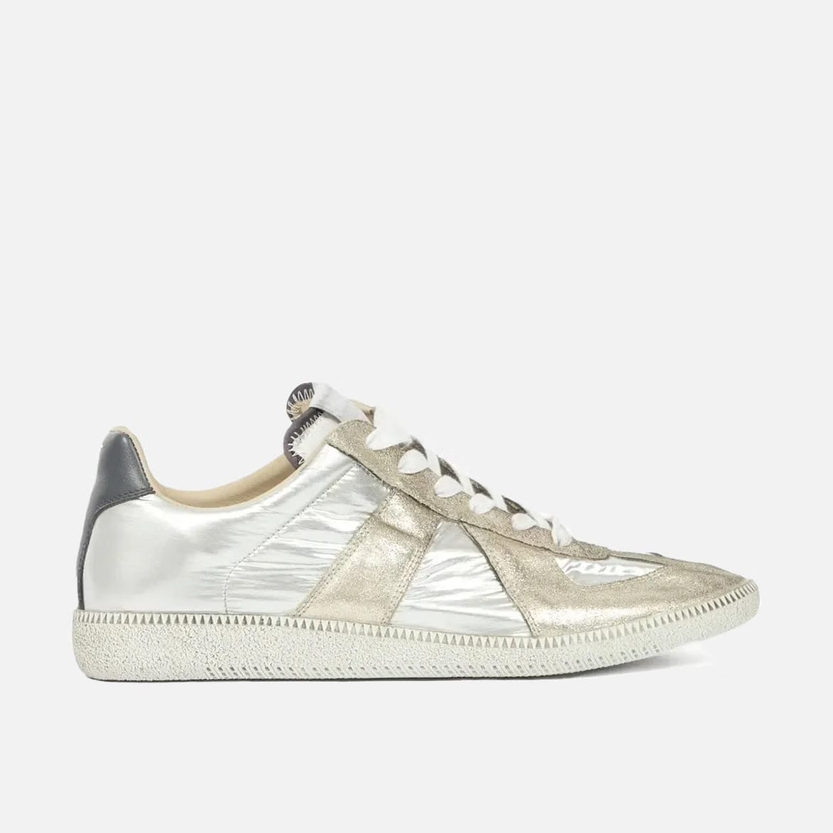 Maison Margiela REPLICA SNEAKERS - SILVER IRIDECENT