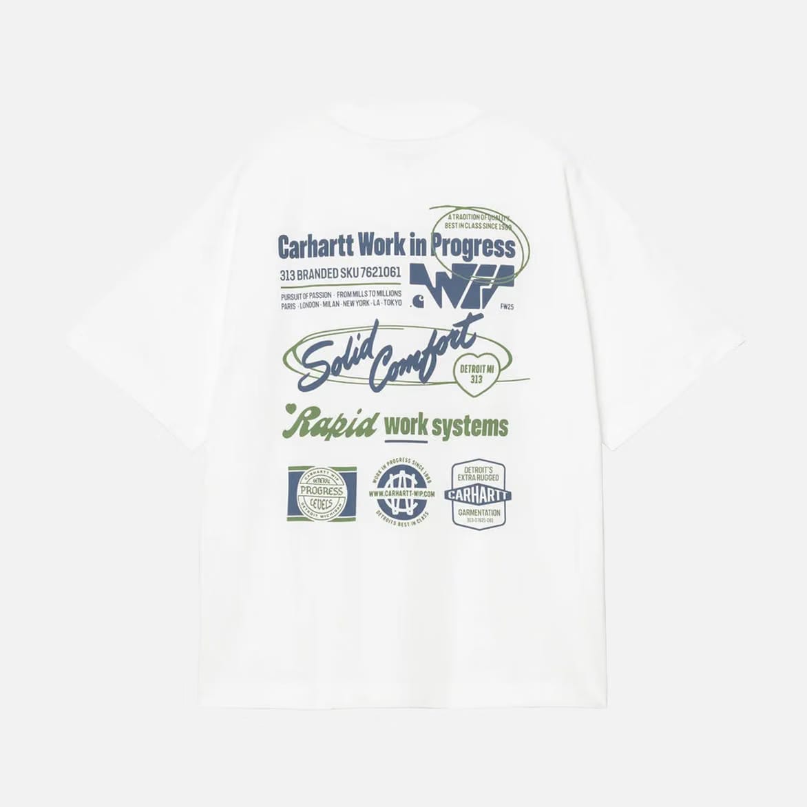 Carhartt WIP S/S NETWORKS T-SHIRT - WHITE