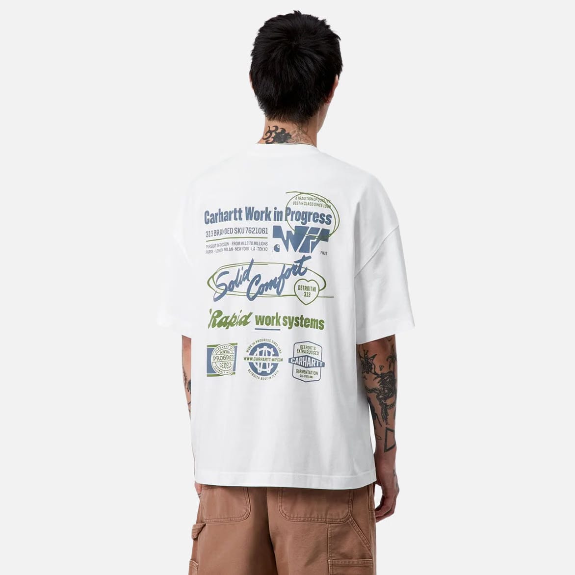 Carhartt WIP S/S NETWORKS T-SHIRT - WHITE