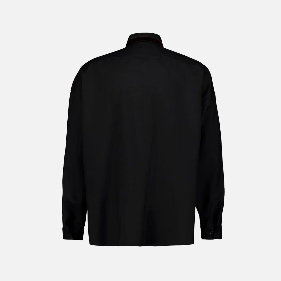 Marni TROPICAL WOOL SHIRT - BLACK