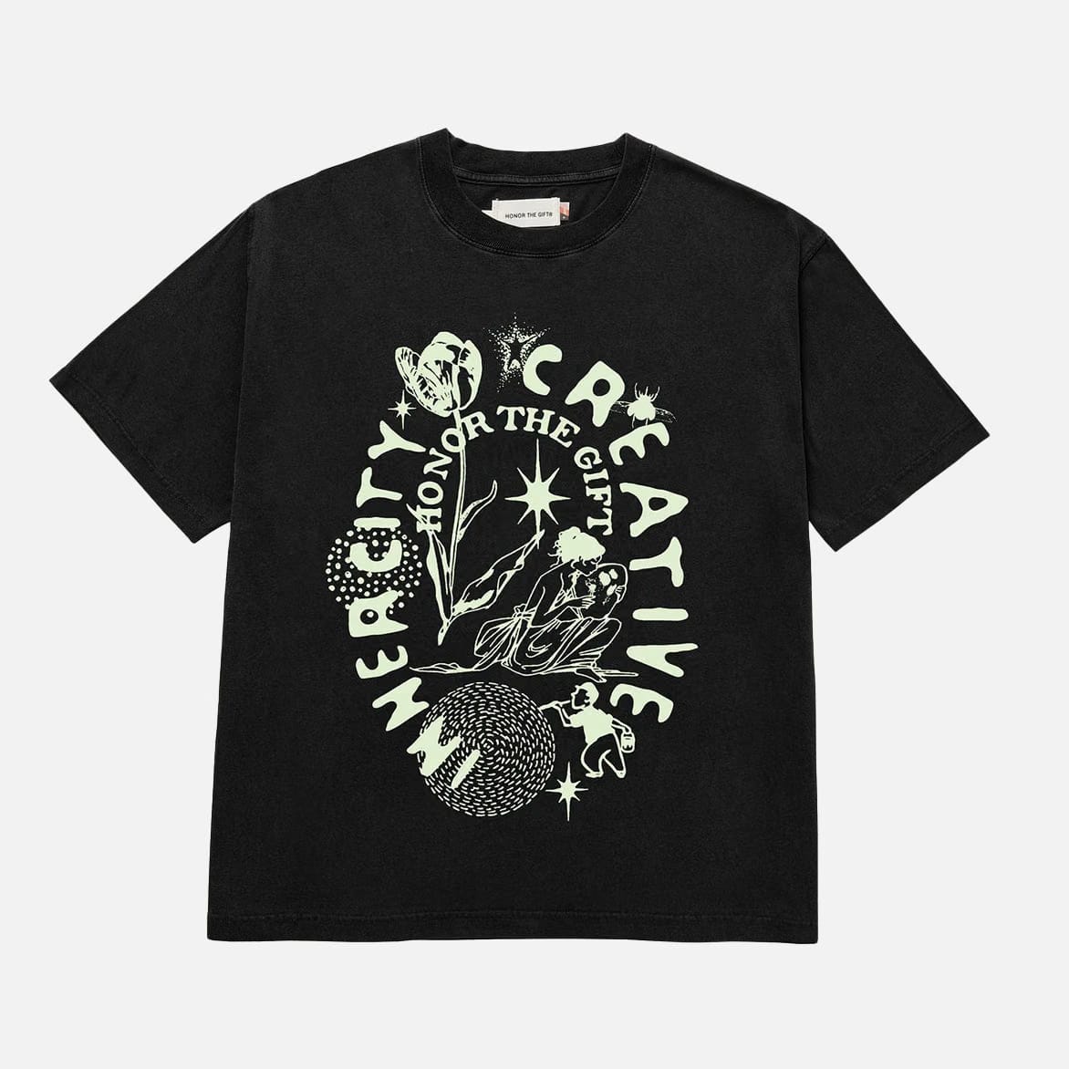 Honor The Gift INNER CITY CREATIVE TEE - BLACK