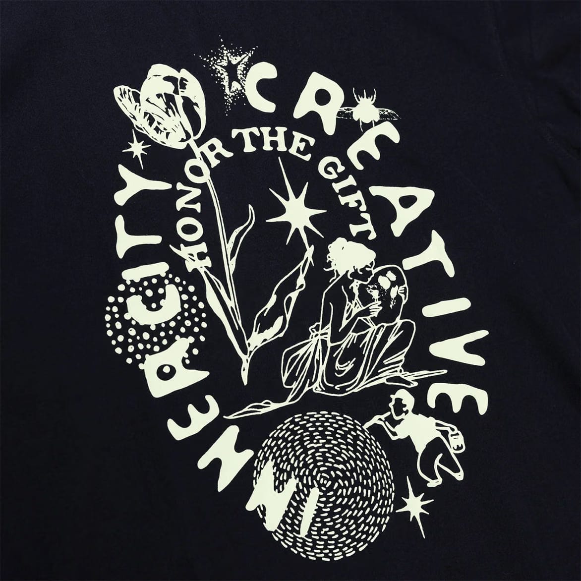 Honor The Gift INNER CITY CREATIVE TEE - BLACK