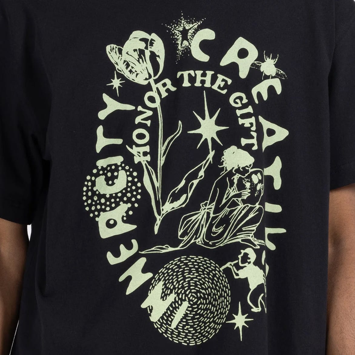 Honor The Gift INNER CITY CREATIVE TEE - BLACK