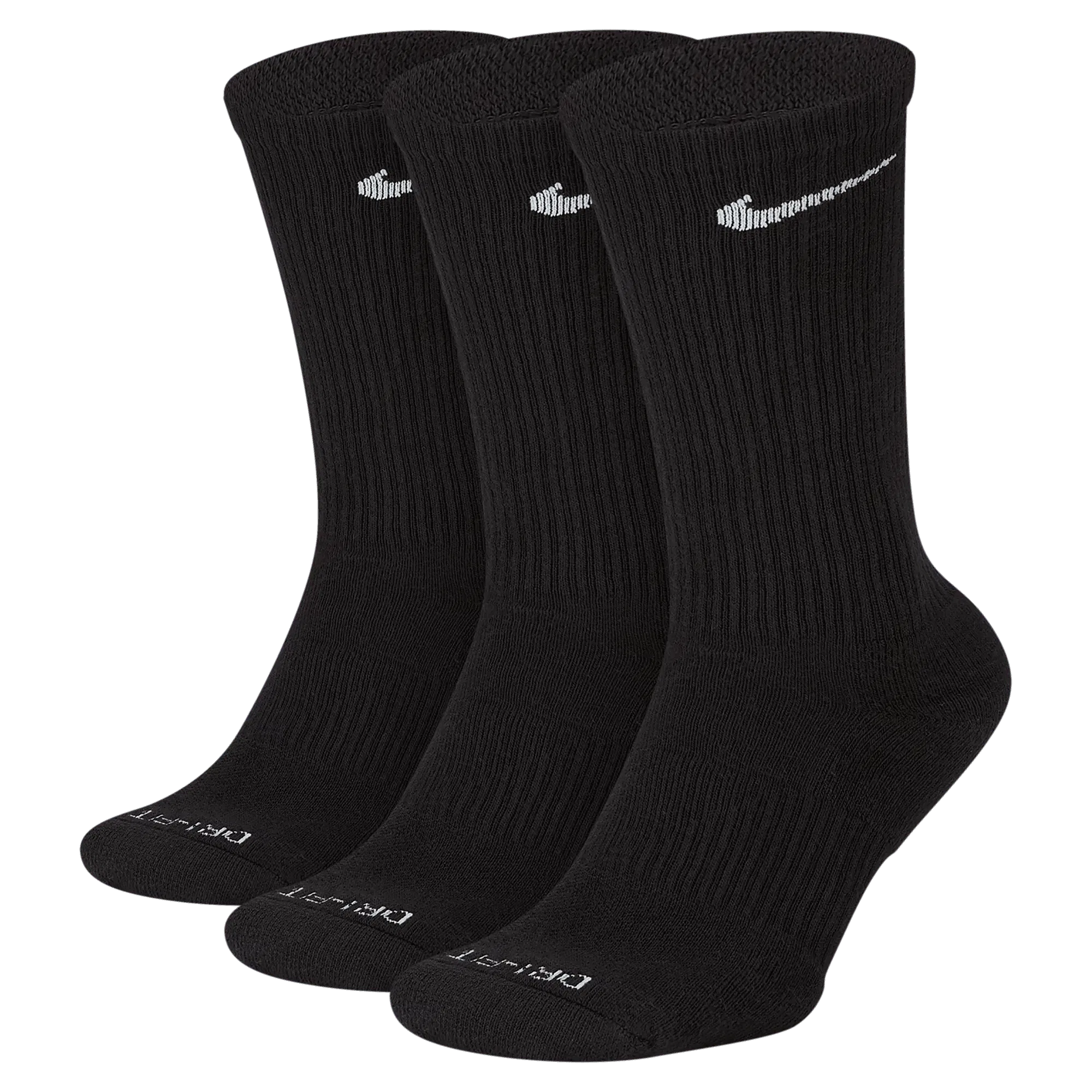 Nike EVERYDAY PLUS SOCKS (3 PACK) - BLACK