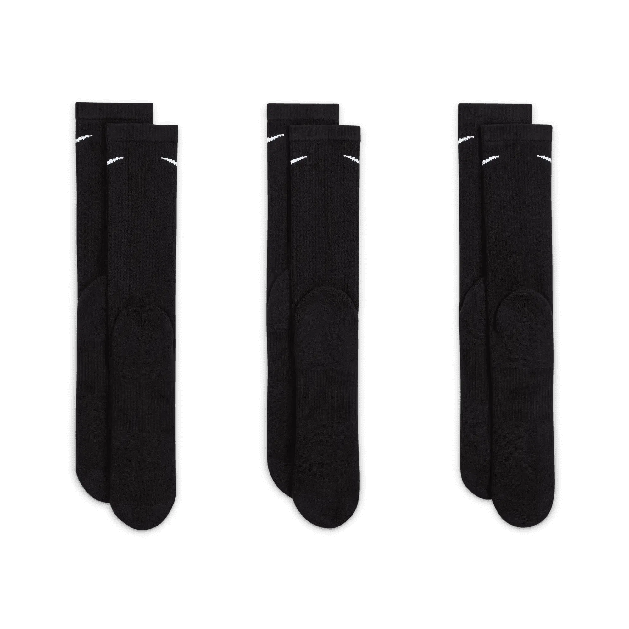 Nike EVERYDAY PLUS SOCKS (3 PACK) - BLACK