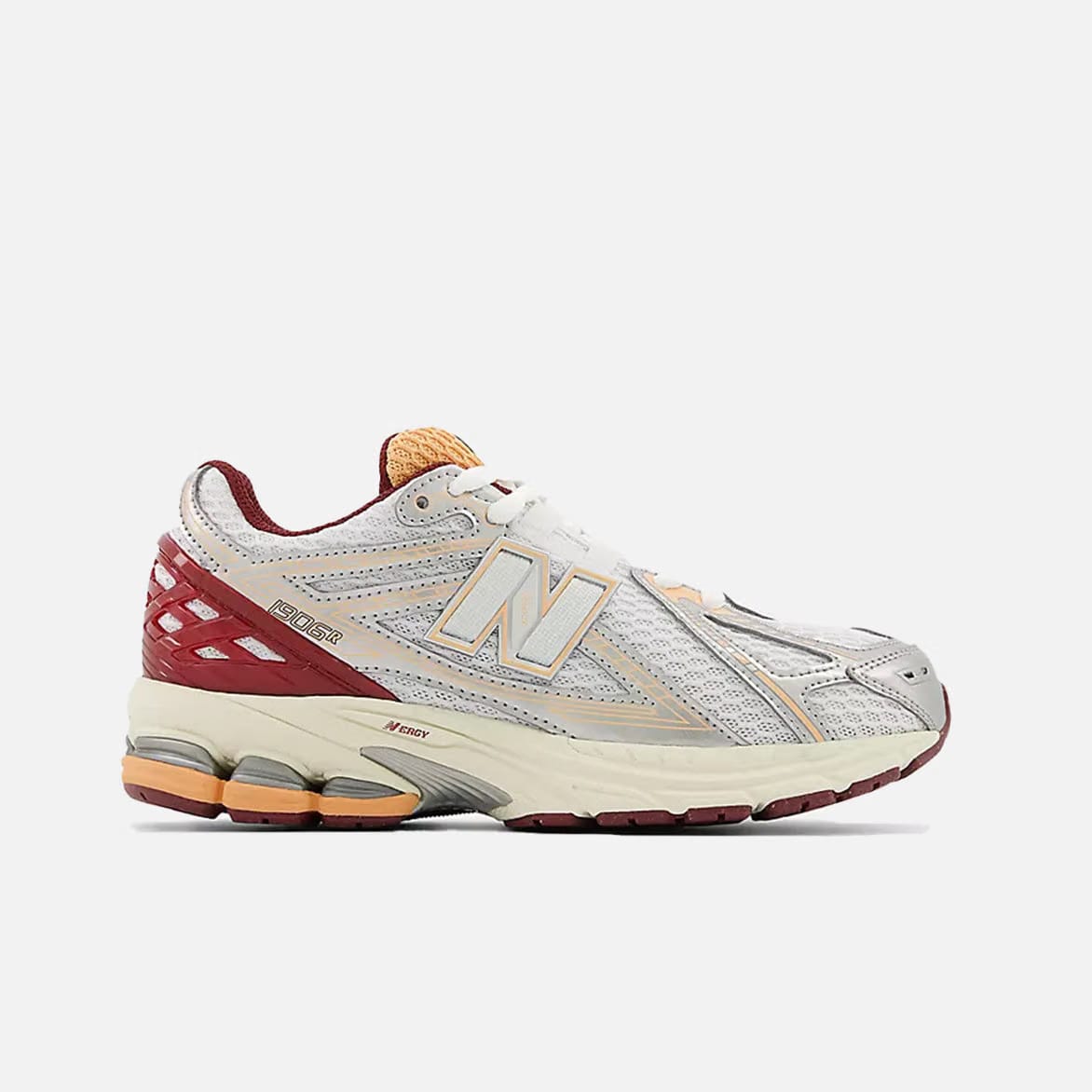 New Balance 1906R (GS) - SILVER METALLIC / MONARCH BURGUNDY