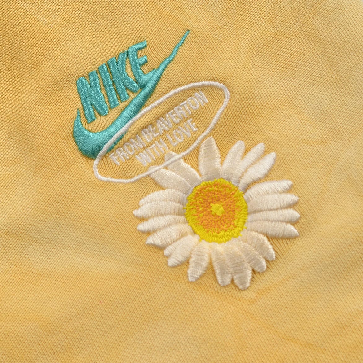 Nike NSW FRENCH TERRY SHORTS "WITH LOVE FROM BEAVERTON" - SANDED GOLD