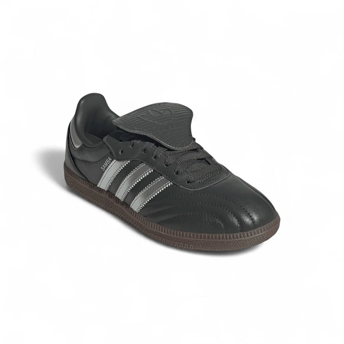 adidas WMNS SAMBA LONG TONGUE - LEGEND EARTH / SILVER METALLIC
