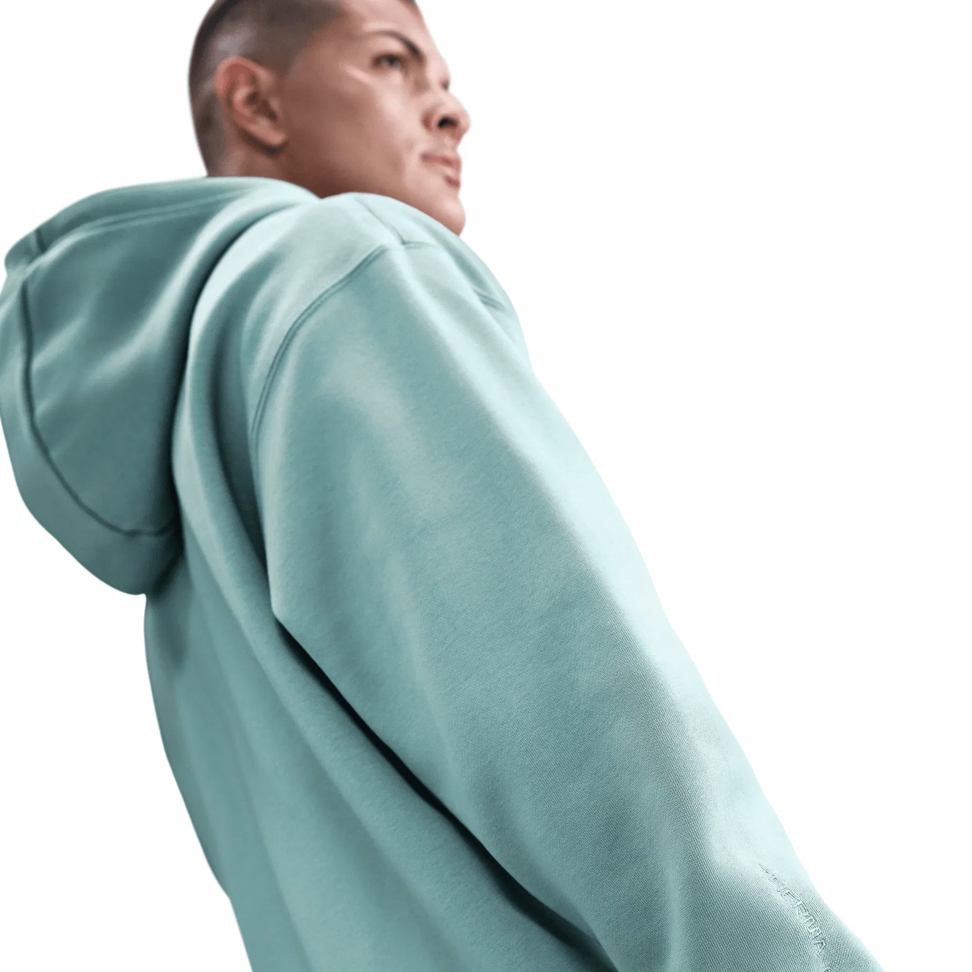 NIKE ACG ACG THERMA-FIT FLEECE HOODIE - CANNON / CLAY GREEN