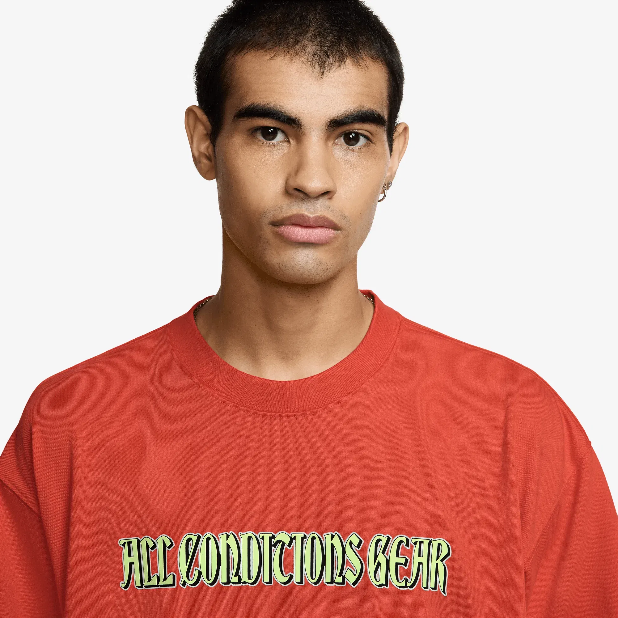Nike ACG DRI-FIT IGUANA TEE - PICANTE RED