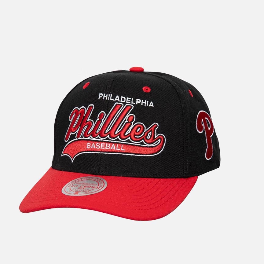 Mitchell & Ness PHILLIES TAILSWEEP 2.0 SNAPBACK - BLACK / RED