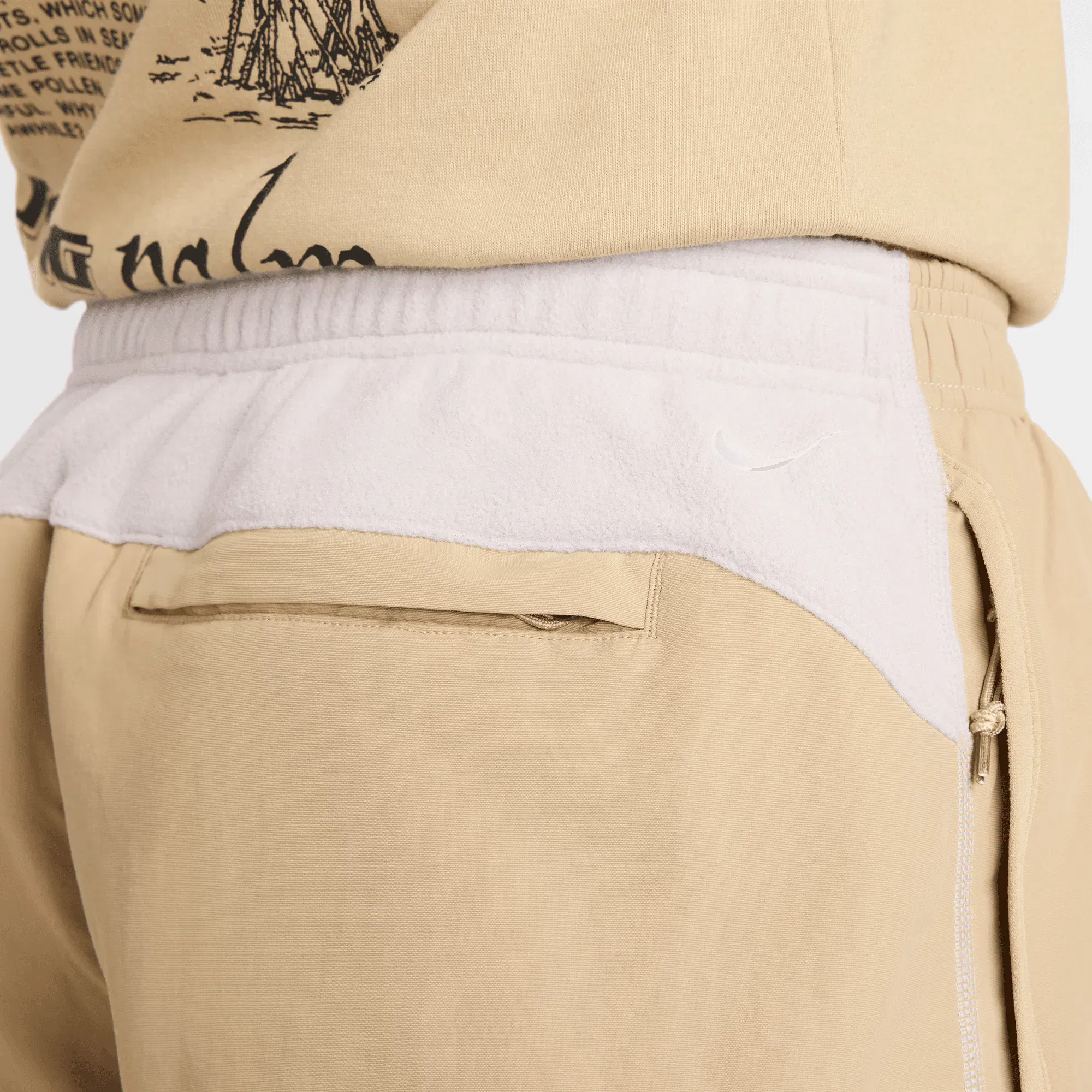 Nike ACG WOLF TREE PLUS FLEECE PANTS - COLLEGE GREY / PARACHUTE BEIGE