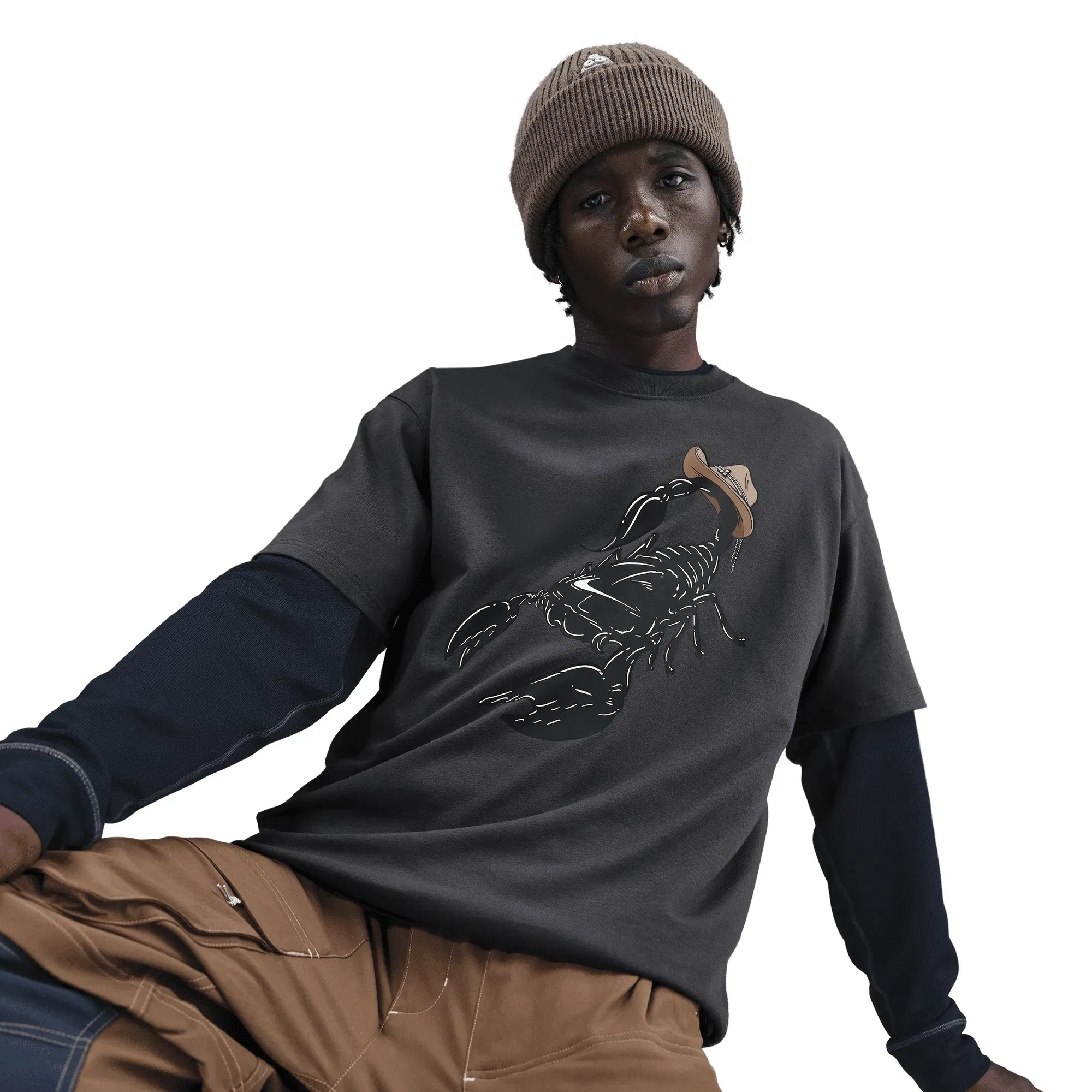 Nike ACG TEE - ANTHRACITE