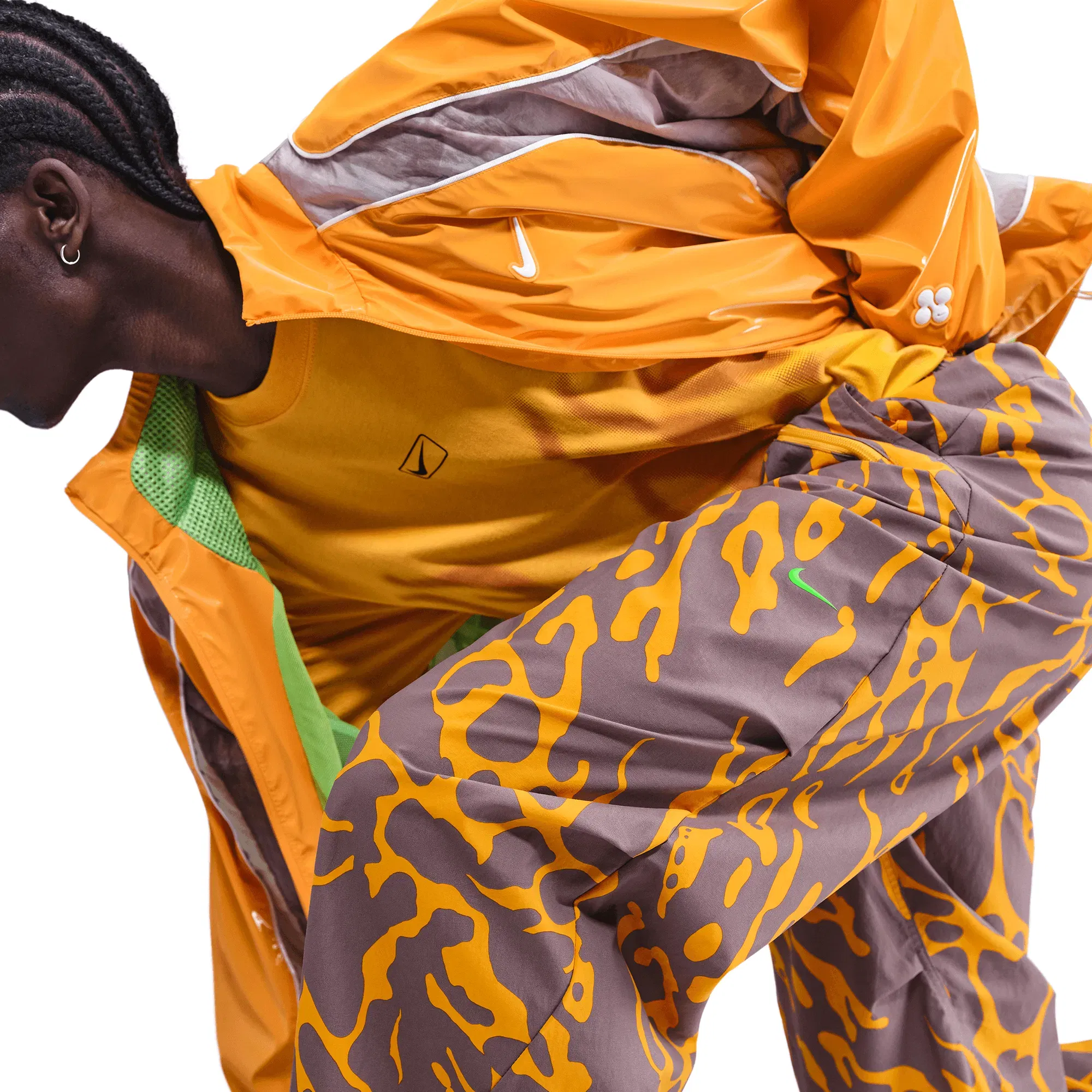 Nike PROJECT F.R.O.G PARACHUTE PANTS - SUNDIAL / TAUPE GREY