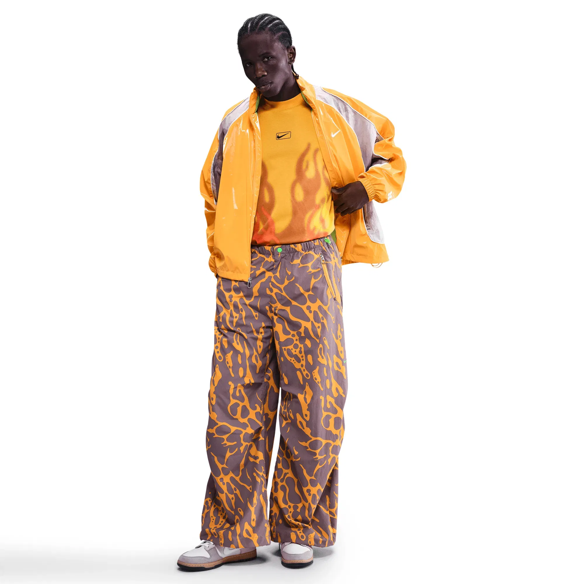 Nike PROJECT F.R.O.G PARACHUTE PANTS - SUNDIAL / TAUPE GREY
