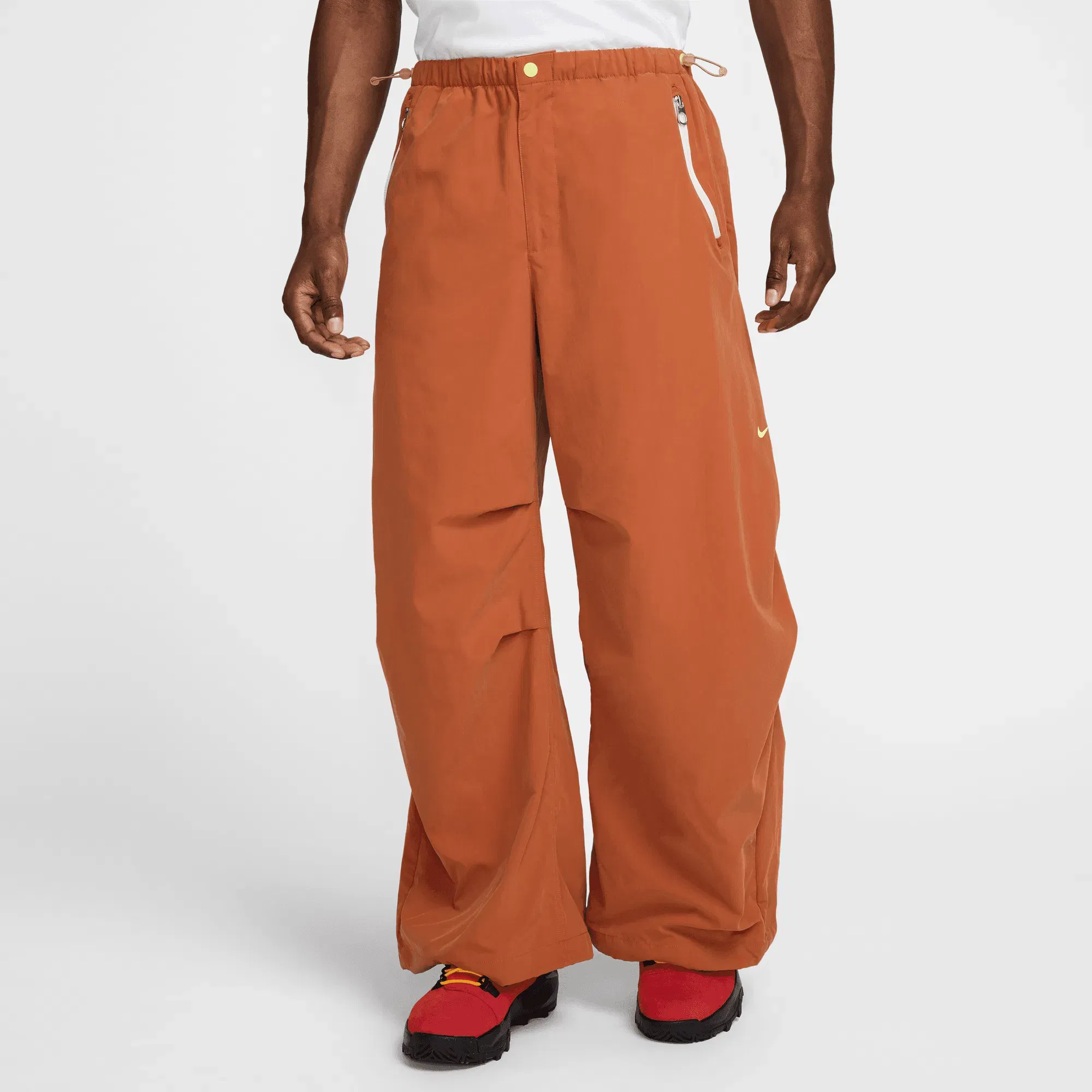 Nike PROJECT F.R.O.G PARACHUTE PANTS - DARK RUSSET / LIGHT LEMON TWIST