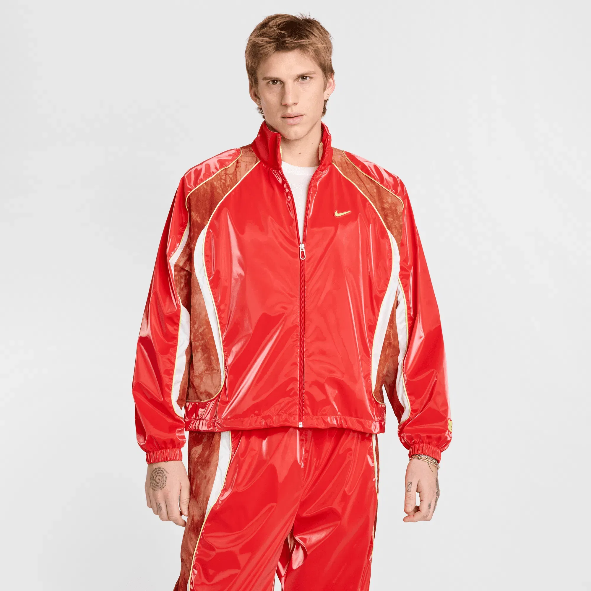 Nike PROJECT F.R.O.G TRACK JACKET - LIGHT CRIMSON / DARK RUSSET