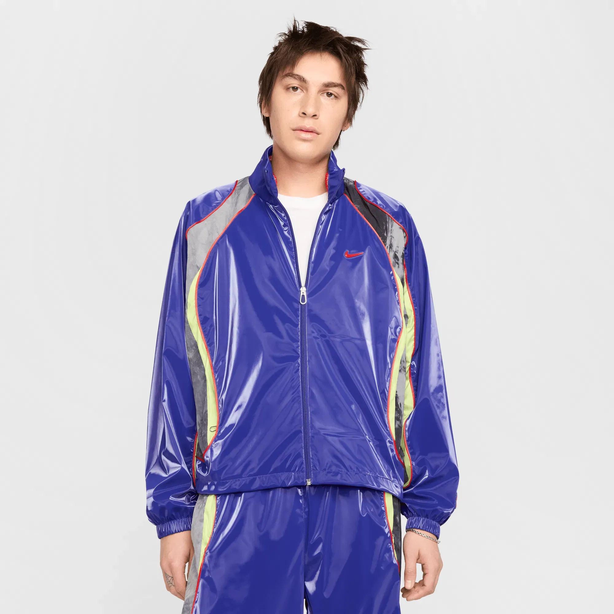 NIKE PROJECT F.R.O.G TRACK JACKET - DEEP NIGHT / LIGHT CRIMSON