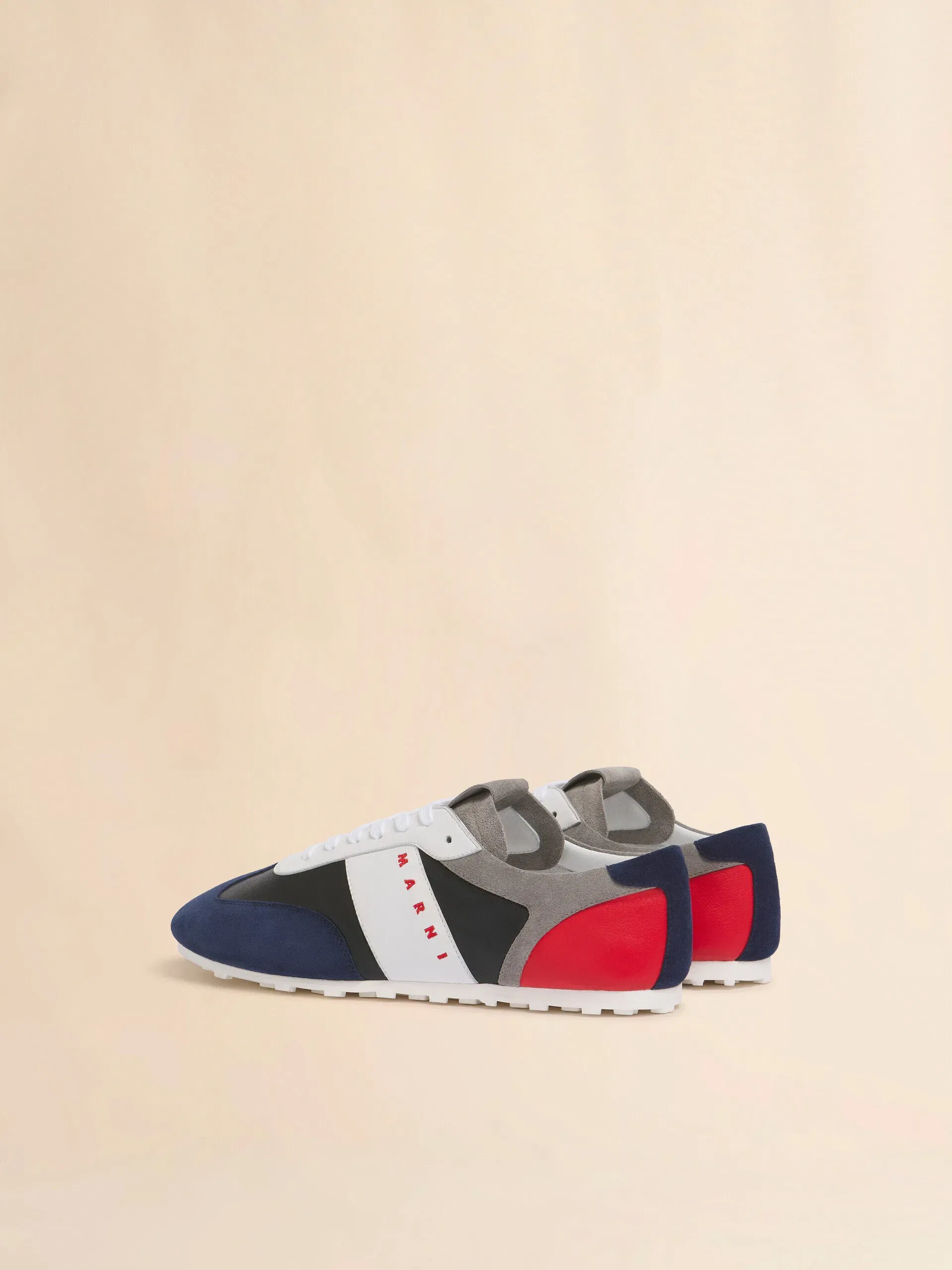 Marni SOCCER SNEAKER - BLUE / BLACK / WHITE / GREY / RED