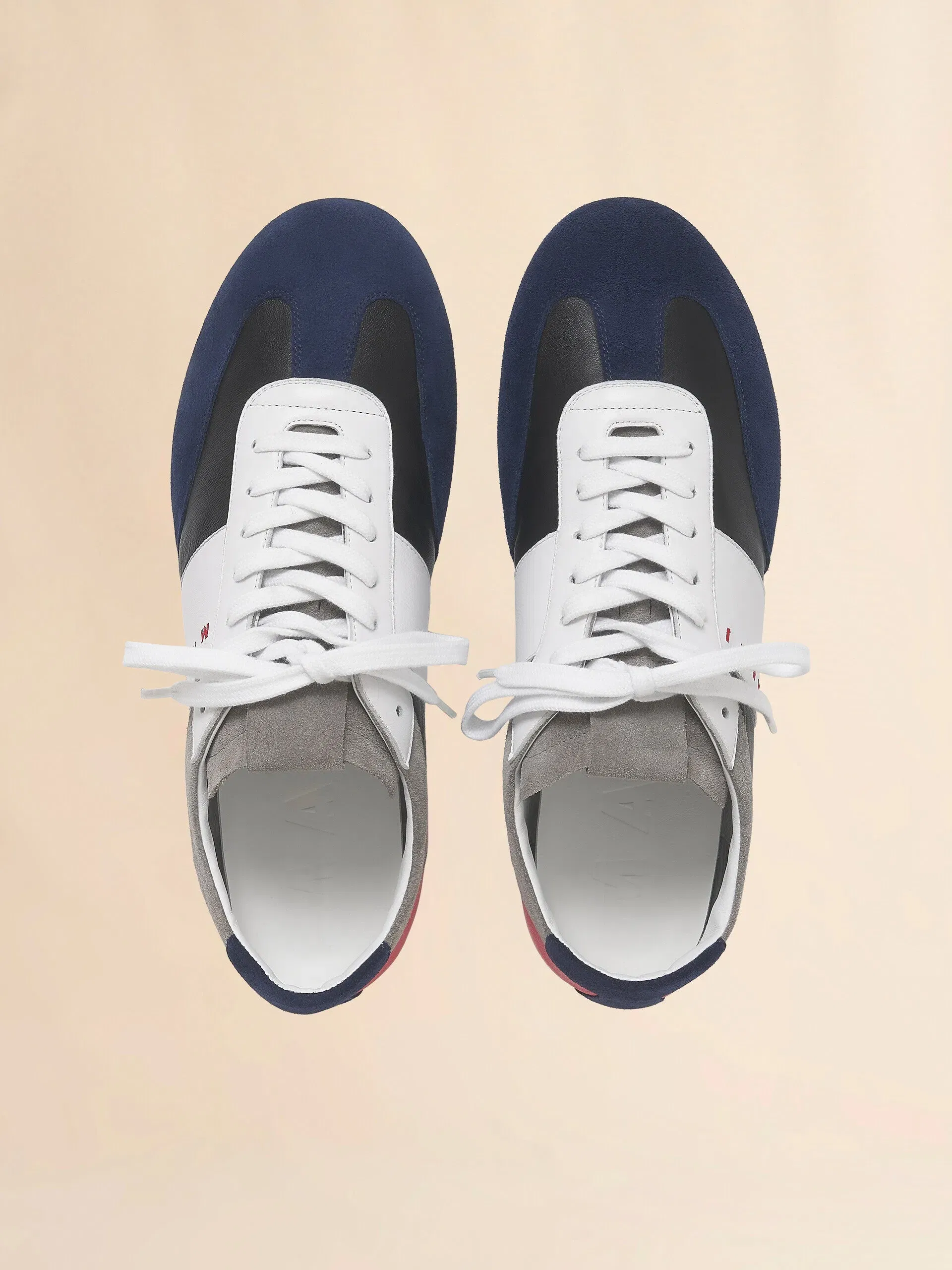 Marni SOCCER SNEAKER - BLUE / BLACK / WHITE / GREY / RED