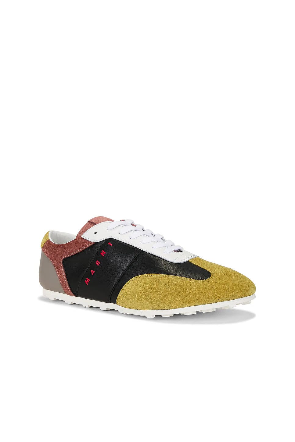 Marni SOCCER SNEAKER - GREEN / BLACK / PINK / GREY