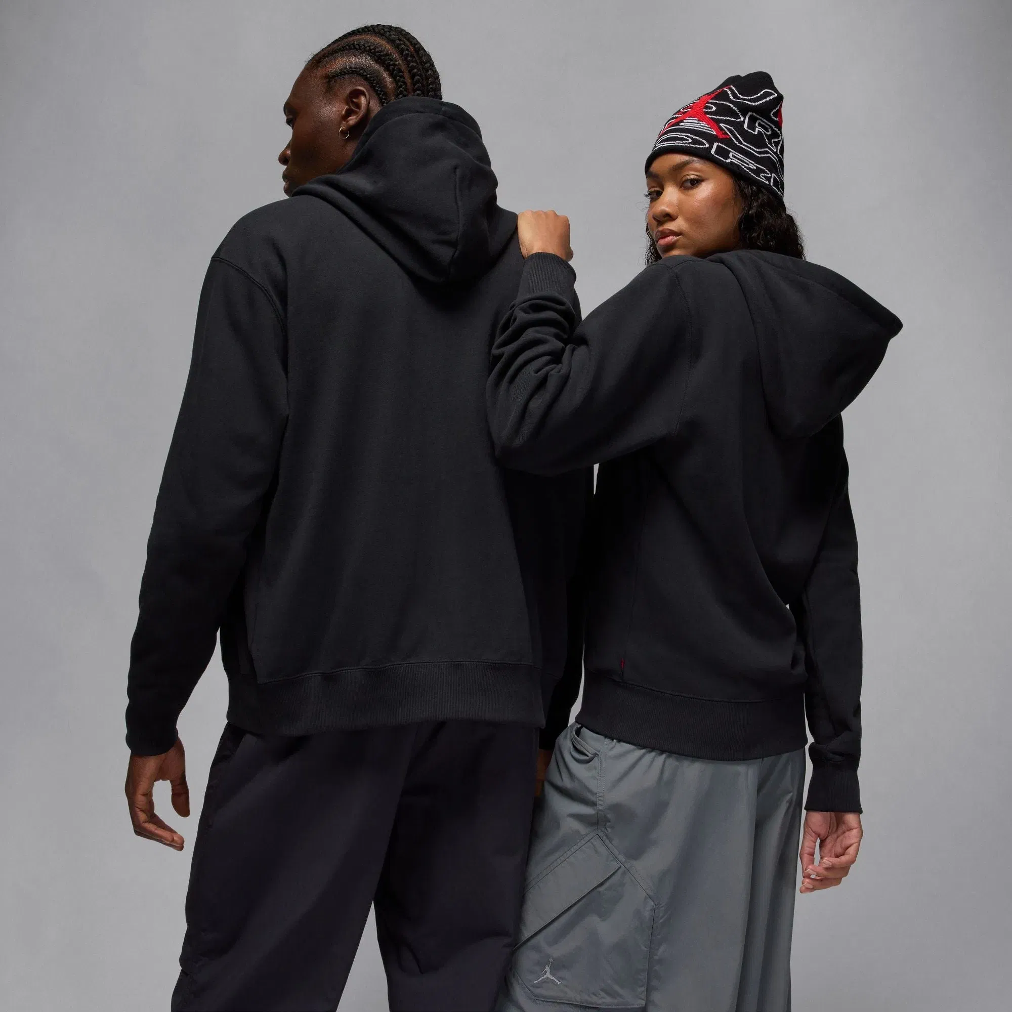 Air Jordan AWAKE NY X JORDAN FULL-ZIP HOODIE "BORO" - BLACK