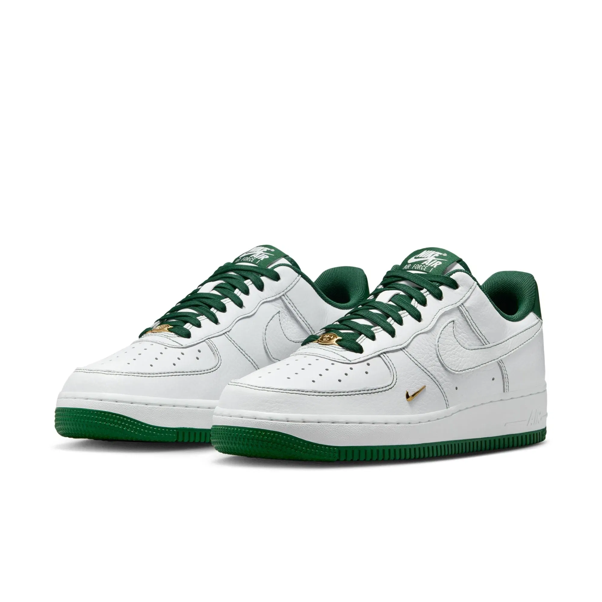 Nike WMNS AIR FORCE 1 `07 "MINI JEWEL" - WHITE / GORGE GREEN