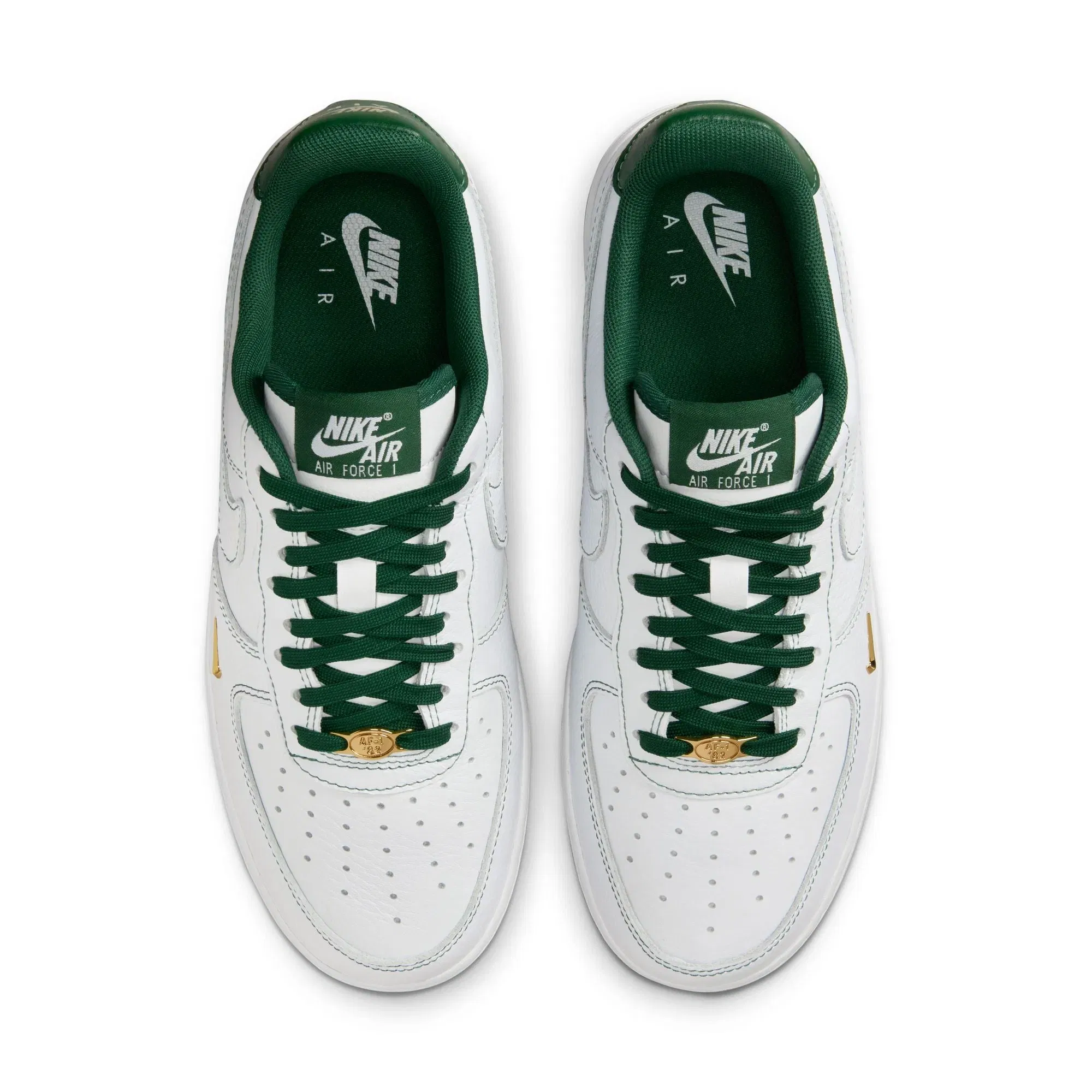 Nike WMNS AIR FORCE 1 `07 "MINI JEWEL" - WHITE / GORGE GREEN