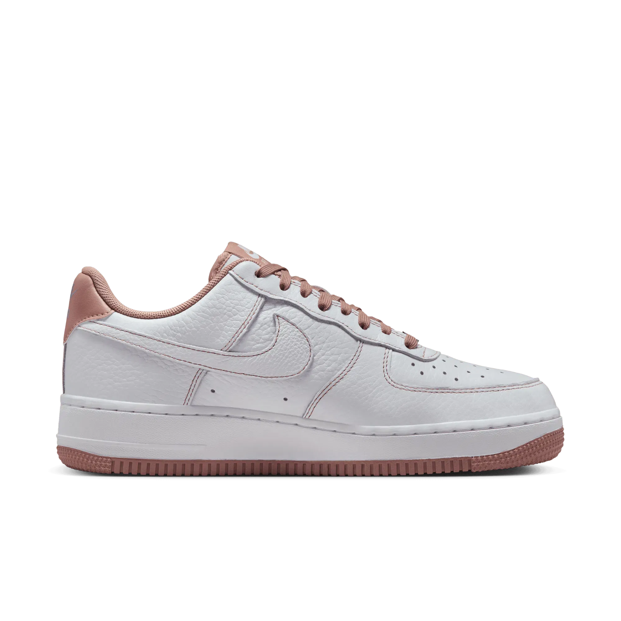 Nike WMNS AIR FORCE 1 `07 "MINI JEWEL" - WHITE / METALLIC SILVER - PARTICLE PINK