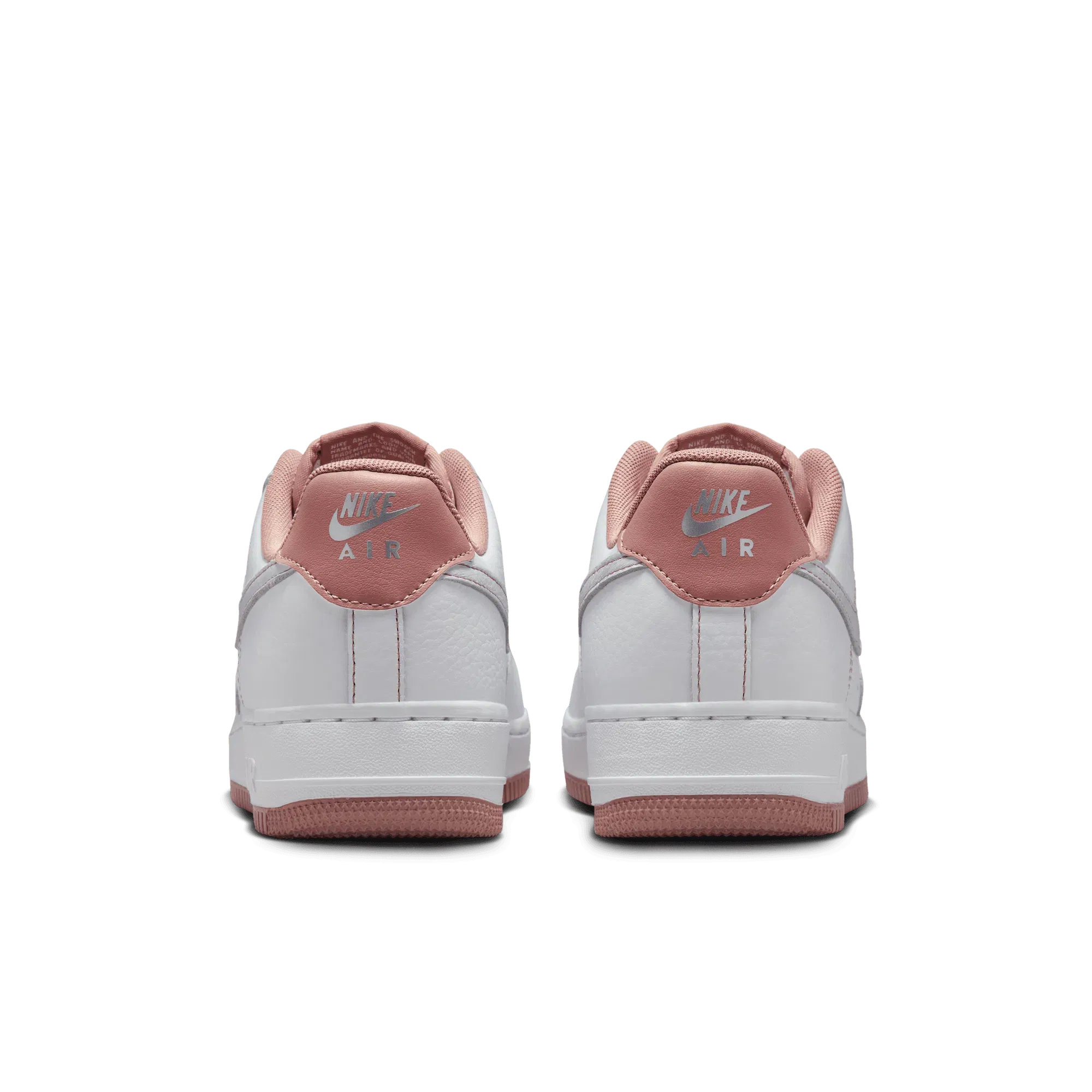 Nike WMNS AIR FORCE 1 `07 "MINI JEWEL" - WHITE / METALLIC SILVER - PARTICLE PINK