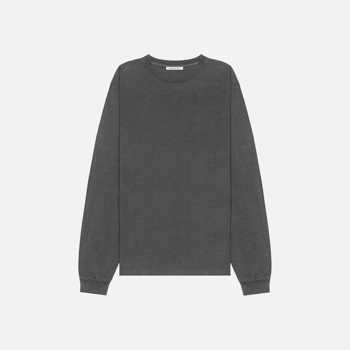 John Elliott LS UNIVERSITY TEE - CHARCOAL