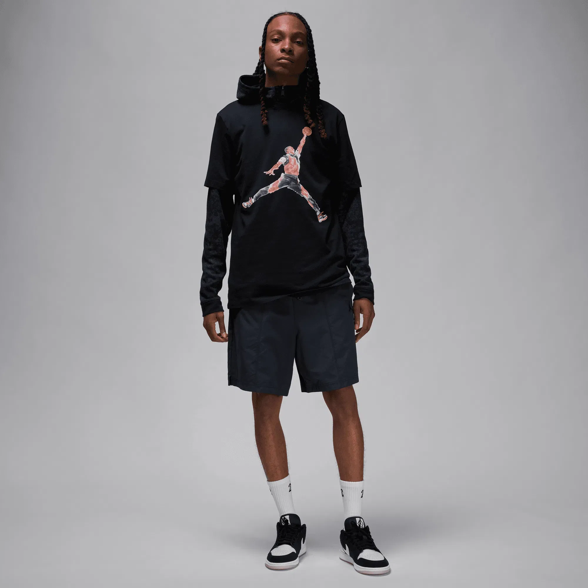 Air Jordan JUMPMAN TEE - BLACK