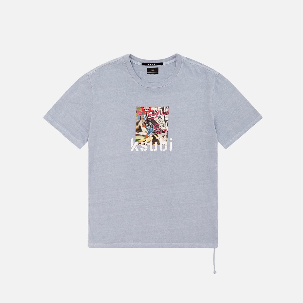 Ksubi KULTURE KASH SS TEE STORM - BLUE