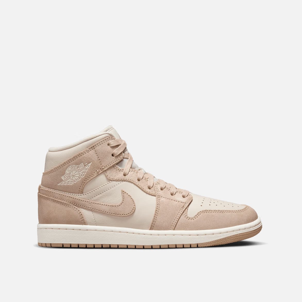 Air Jordan WMNS AIR JORDAN 1 MID SE - LIGHT BROWN / SAIL