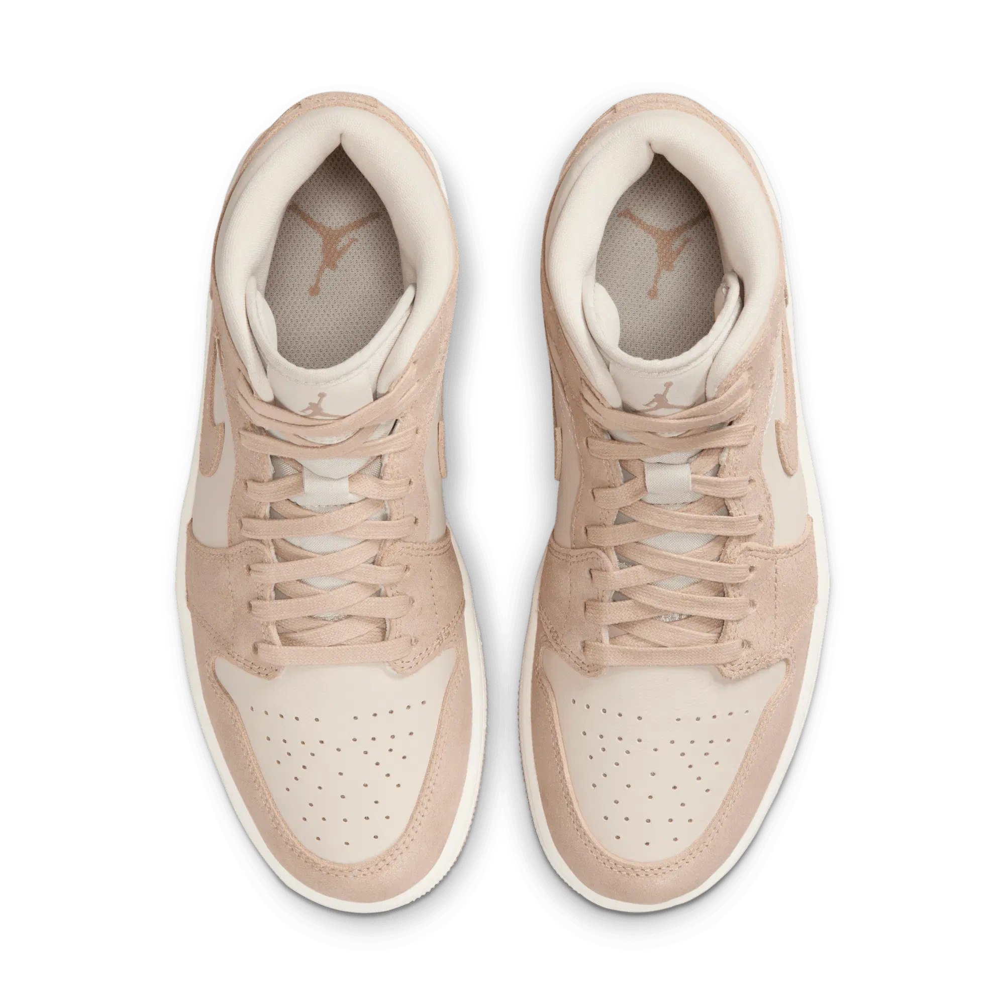 Air Jordan WMNS AIR JORDAN 1 MID SE - LIGHT BROWN / SAIL