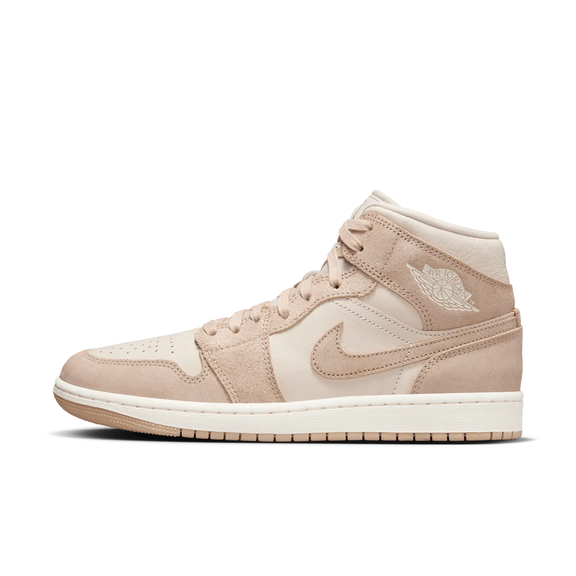 Air Jordan WMNS AIR JORDAN 1 MID SE - LIGHT BROWN / SAIL