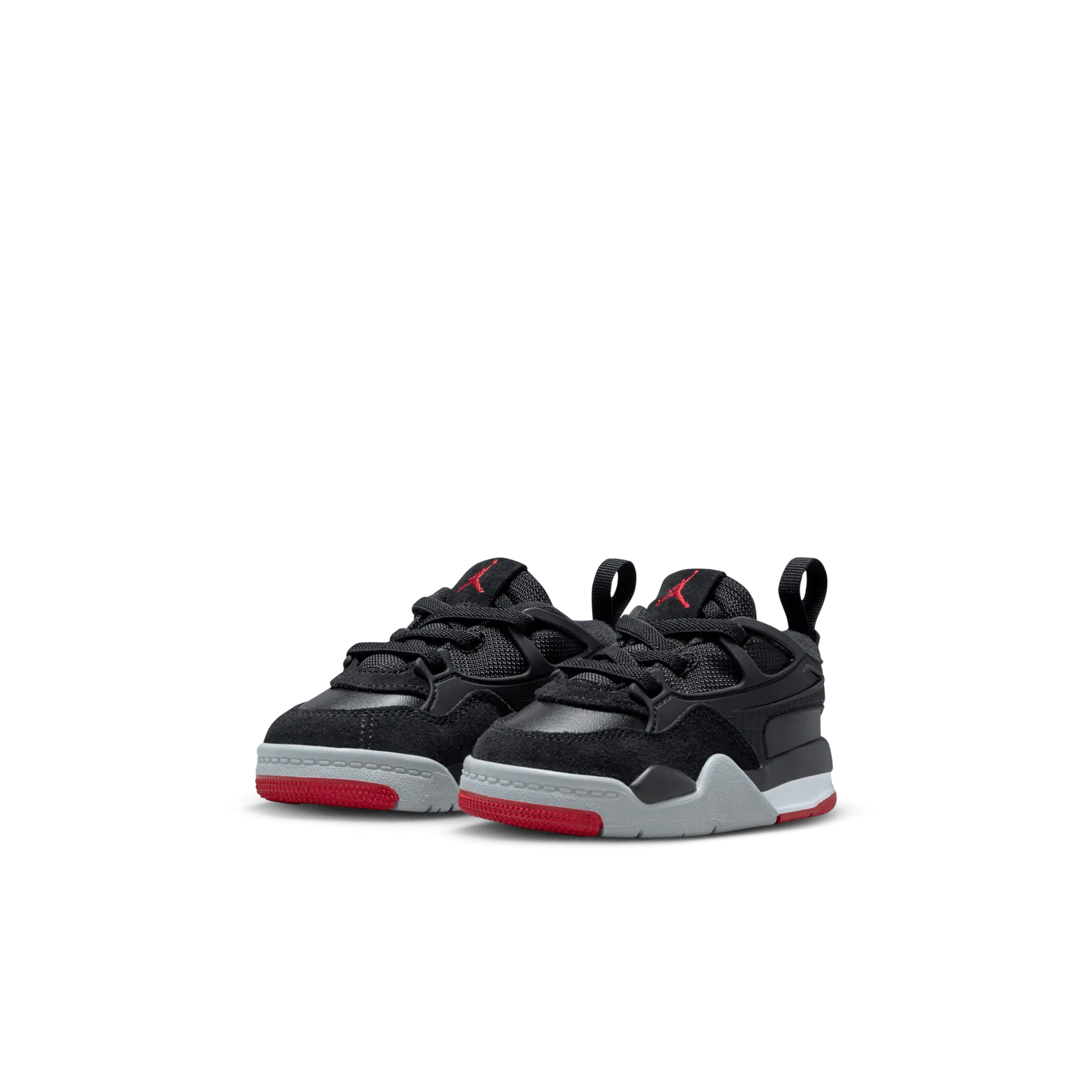 Air Jordan JORDAN 4 RM (TD) - BLACK / VARSITY RED