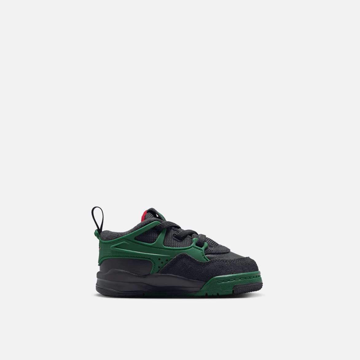 Air Jordan JORDAN 4 RM (TD) - BLACK / VARSITY RED / GORGE GREEN