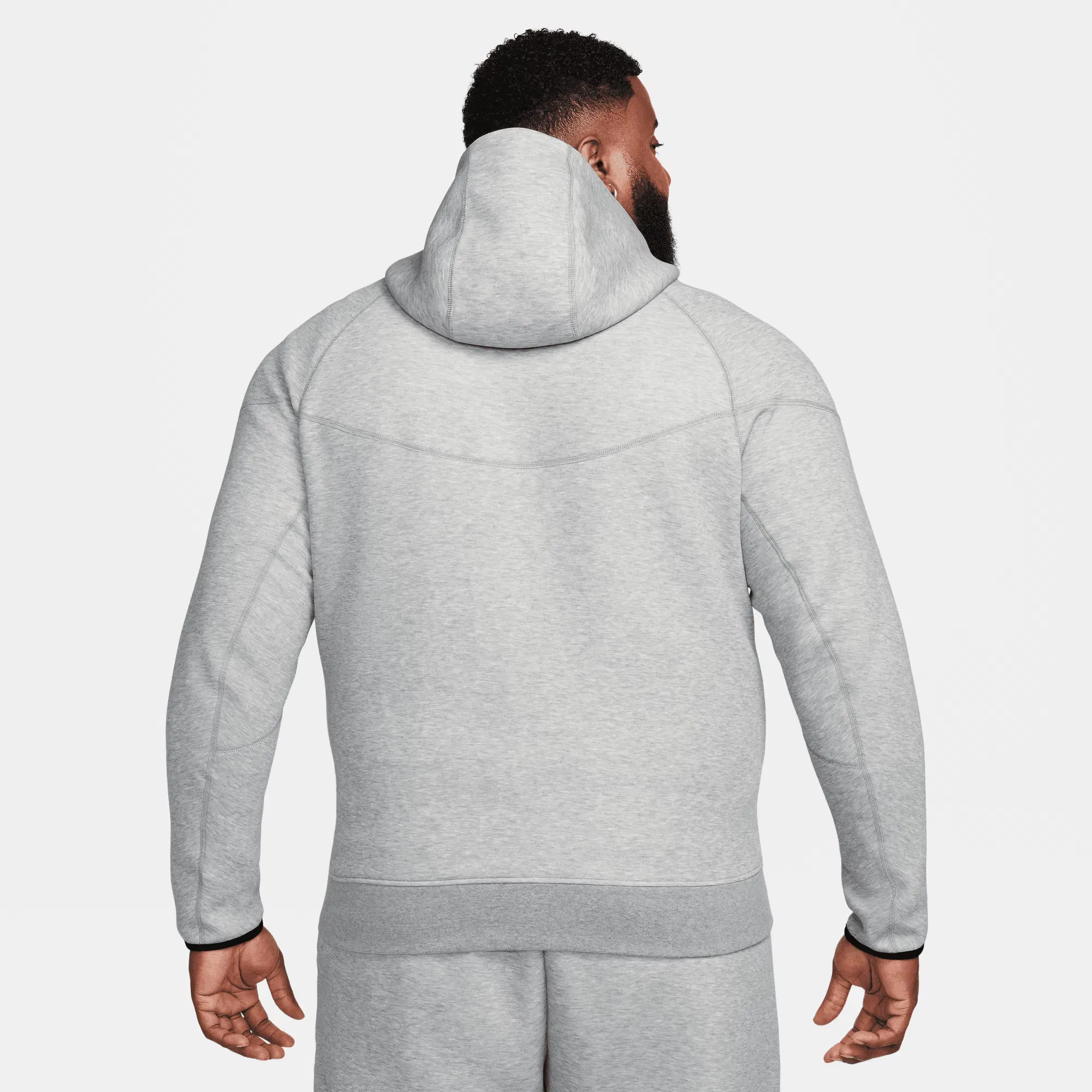 Nike TECH FLEECE FULL-ZIP HOODIE - GRAPHITE