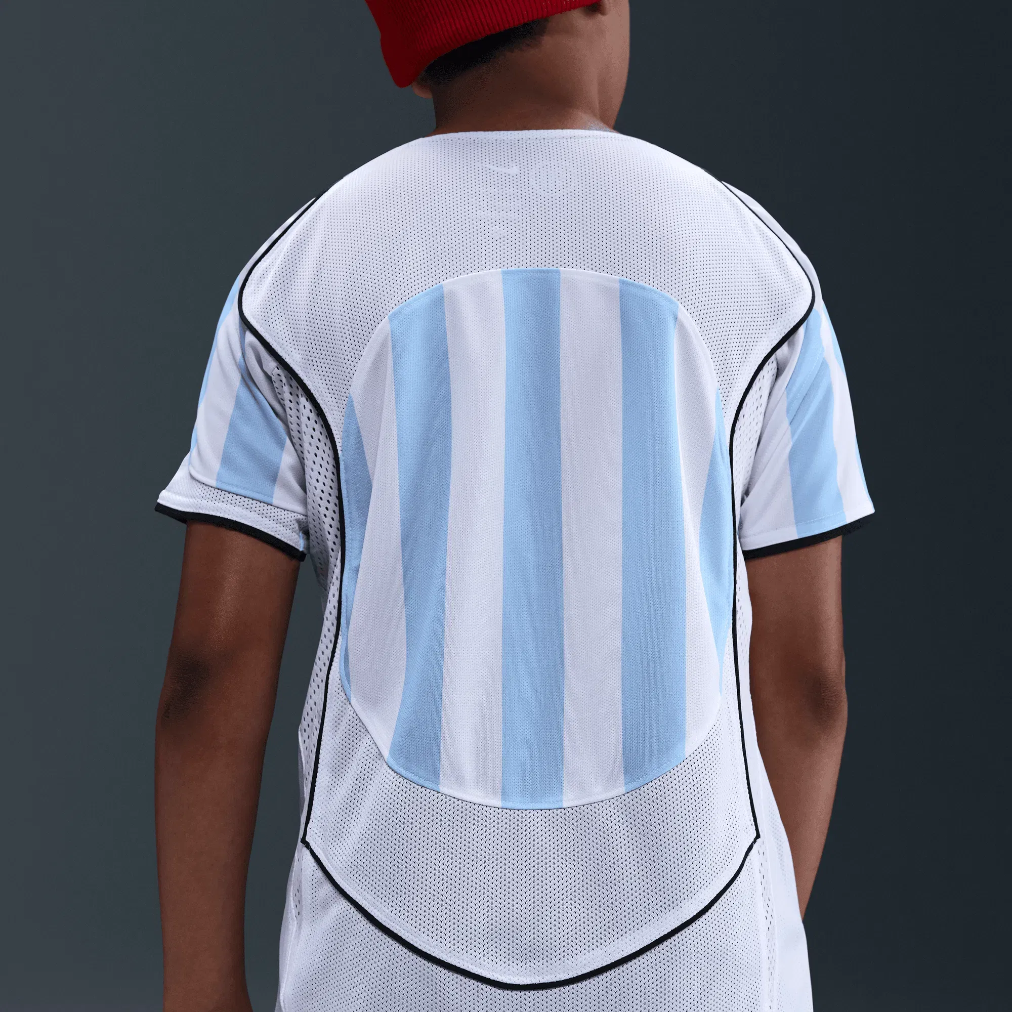 Nike KIDS TOTAL 90 DRI-FIT SOCCER JERSEY - PSYCHIC BLUE / WHITE