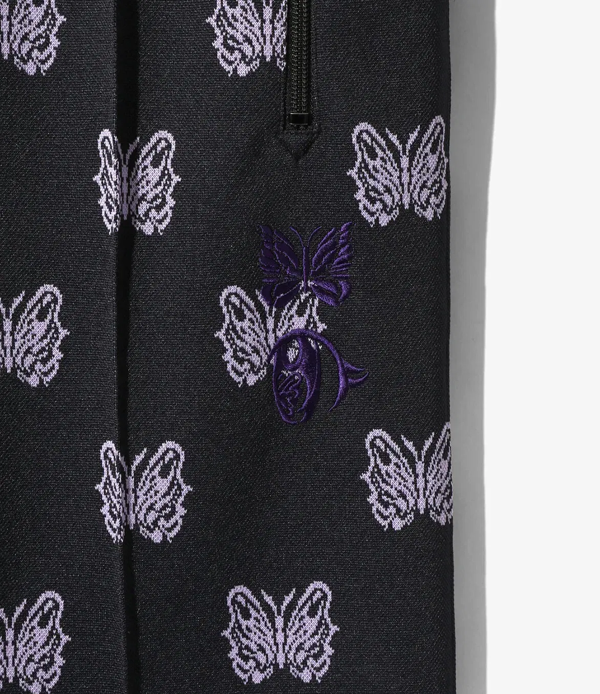 Needles KAE TANAKA x NEEDLES TRACK PANT POLY JACQUARD - BLACK