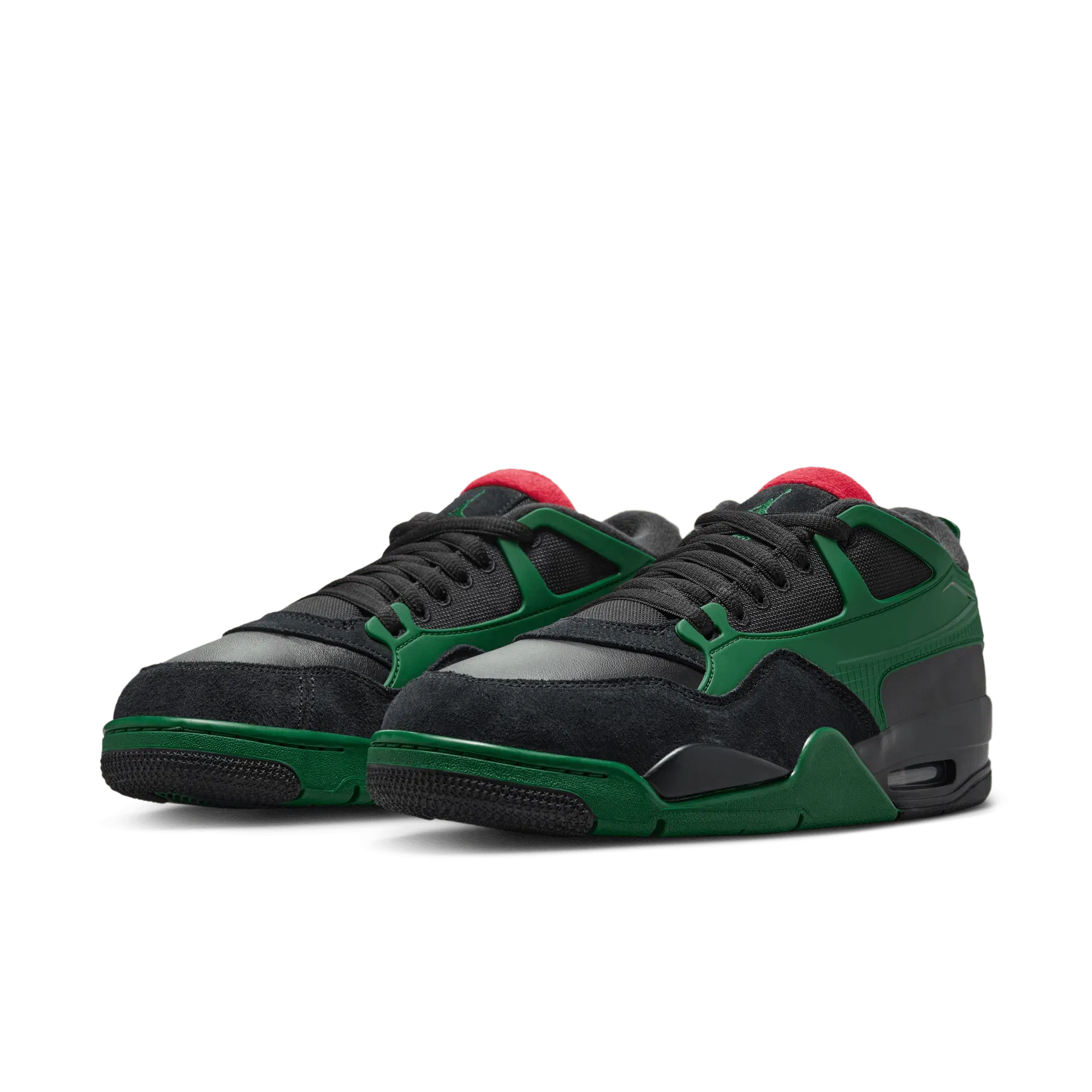 AIR JORDAN 4 RM - BLACK / VARSITY RED / GORGE GREEN