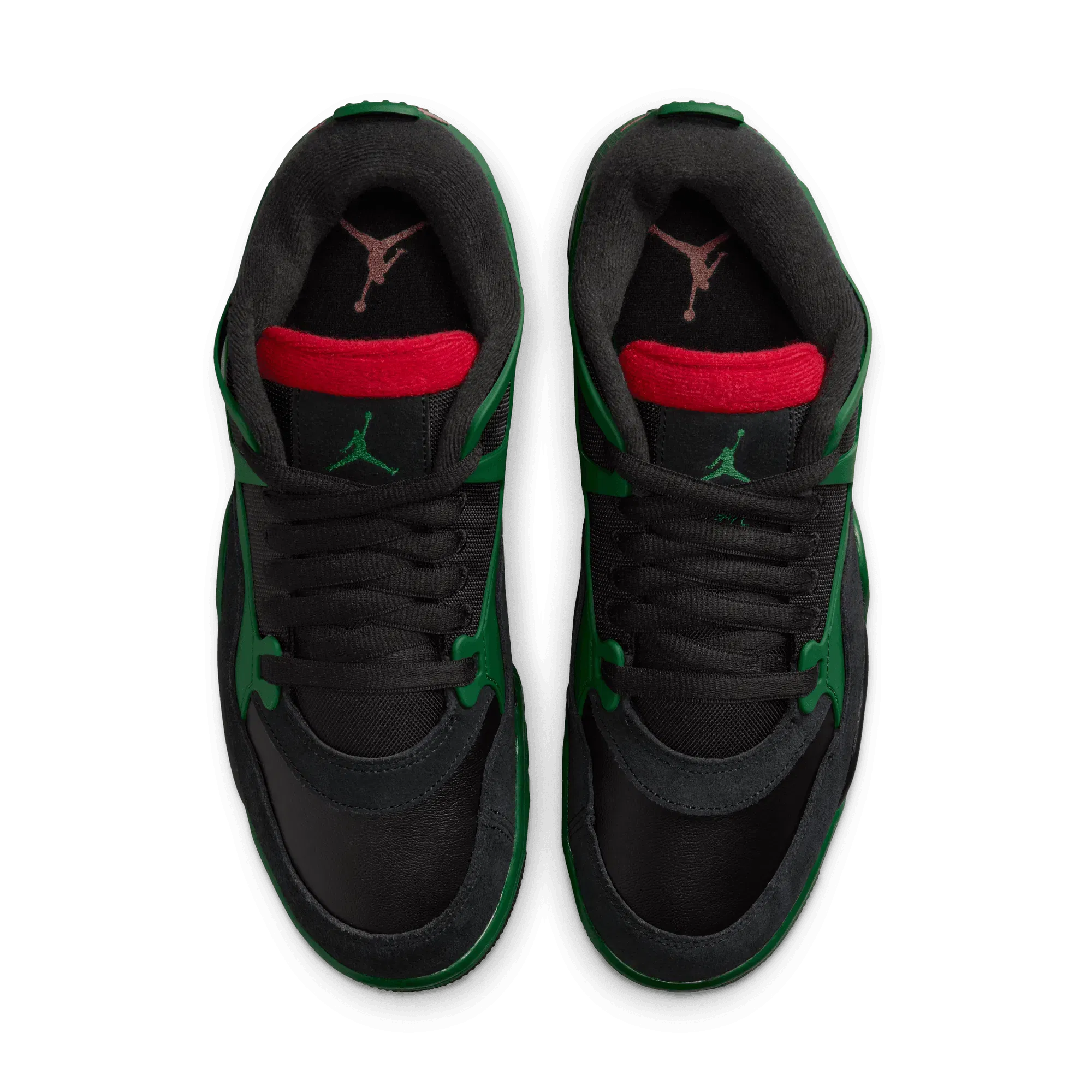 AIR JORDAN 4 RM - BLACK / VARSITY RED / GORGE GREEN