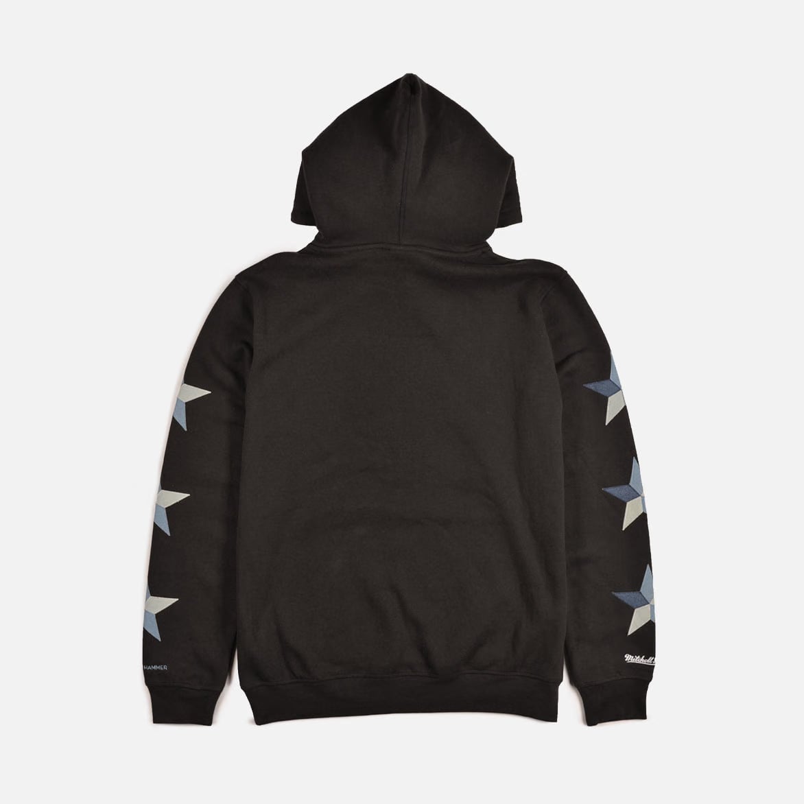 Mitchell & Ness LAPSTONE X M&N DENIM PATCHWORK HOODIE - BLACK