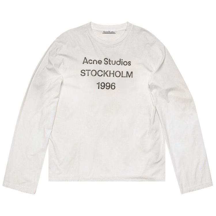 Acne Studios Logo 1996 Long-Sleeve T-Shirt White