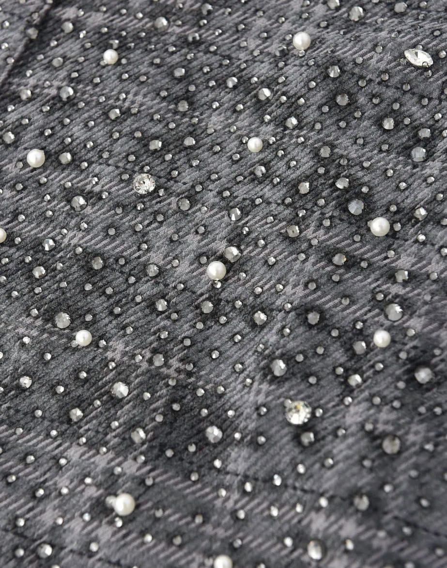 BIRTH OF ROYAL CHILD 20K DIAMOND PEARL SHIRT - GREY