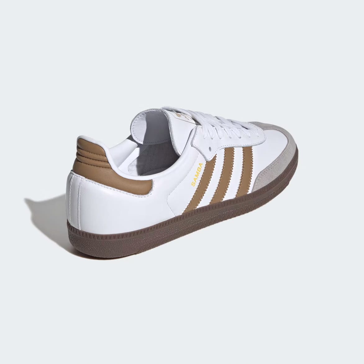 adidas SAMBA OG - CLOUD WHITE / BROWN DESERT / CLEAR GRANITE