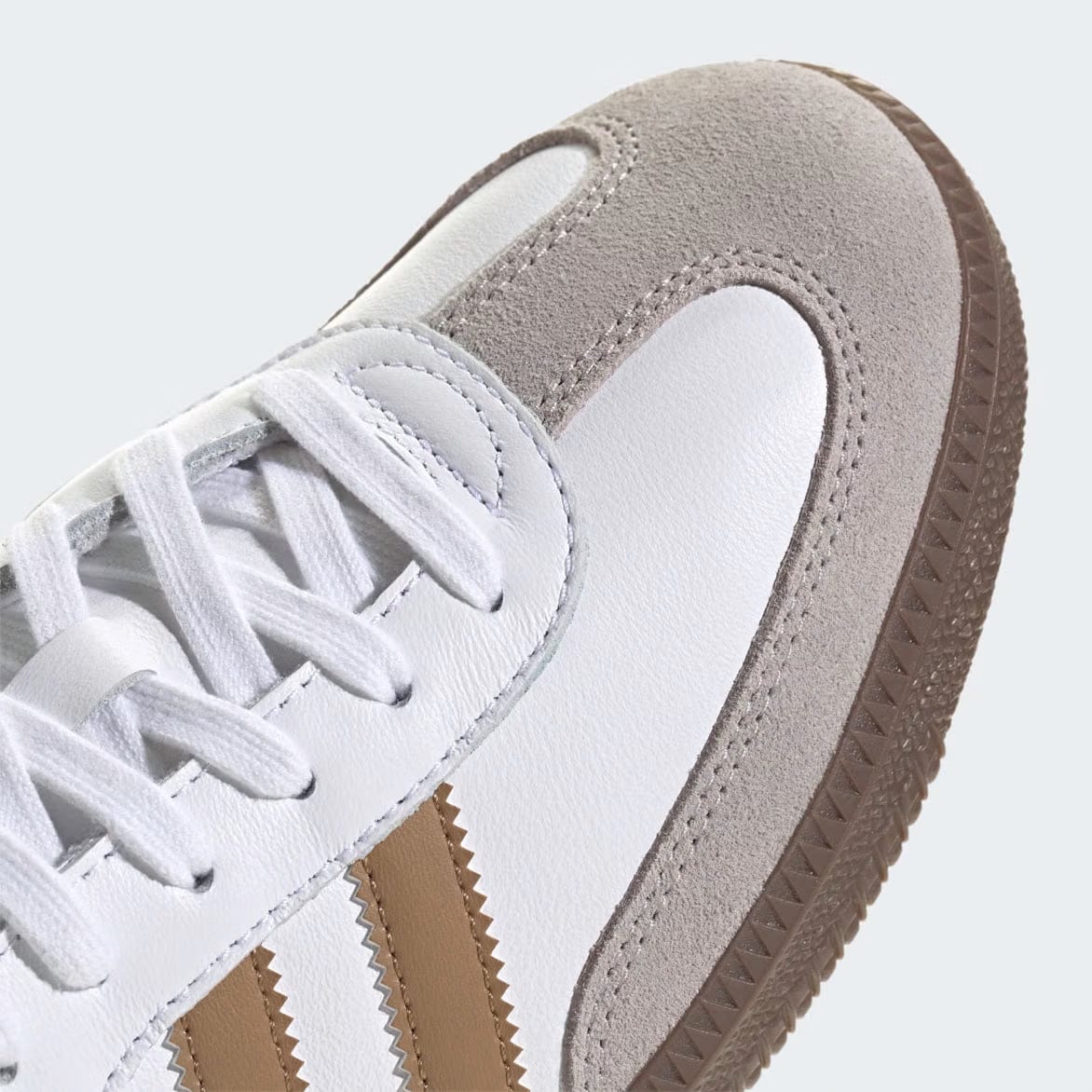 adidas SAMBA OG - CLOUD WHITE / BROWN DESERT / CLEAR GRANITE