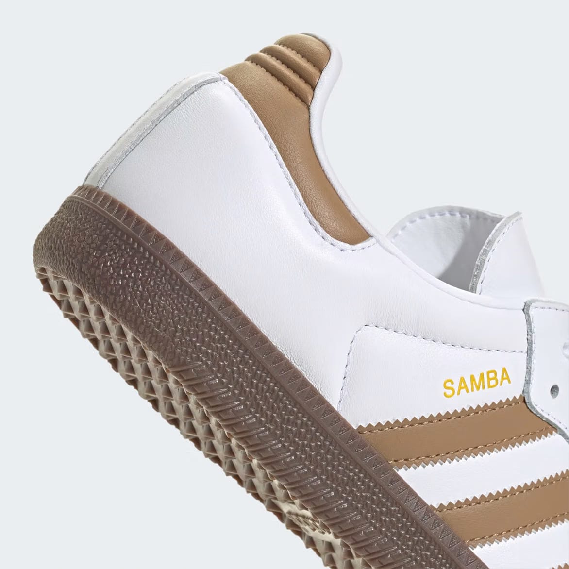 adidas SAMBA OG - CLOUD WHITE / BROWN DESERT / CLEAR GRANITE